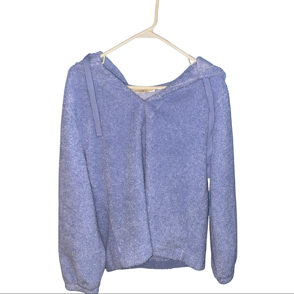 NWOT blue sweatshirt from Loft size L